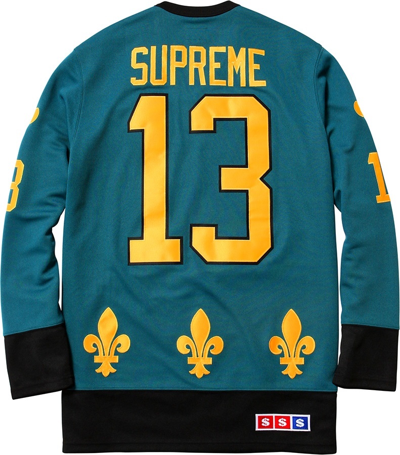Fleur de lis Hockey Top view 3
